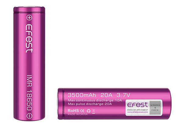 Battery 18650 3500mAh (20A) Efest