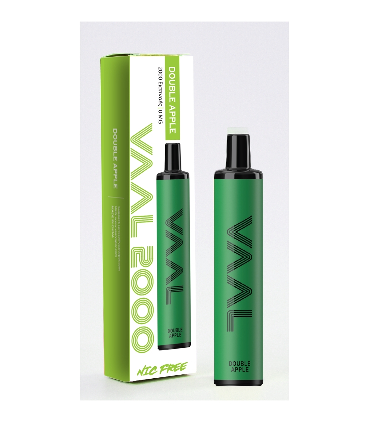 Vaal 2000 0mg 5ml Double Apple