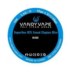 Σύρμα N80 / NI80 Superfine MTL Fused Clapton Vandy Vape