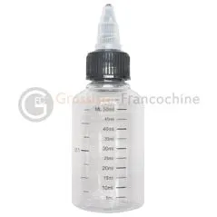 Graduated bottle with measuring cap 50ml