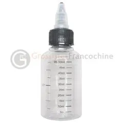 Graduated bottle with measuring cap 50ml