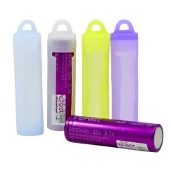 Battery Silicon Case for 1 x 18650