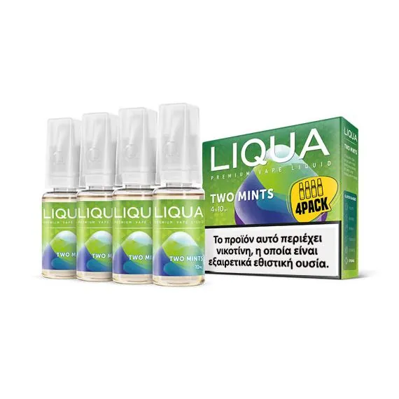 Liqua New Two Mints 4 x 10ml