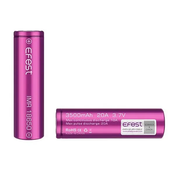 Battery 18650 3500mAh (20A) Efest