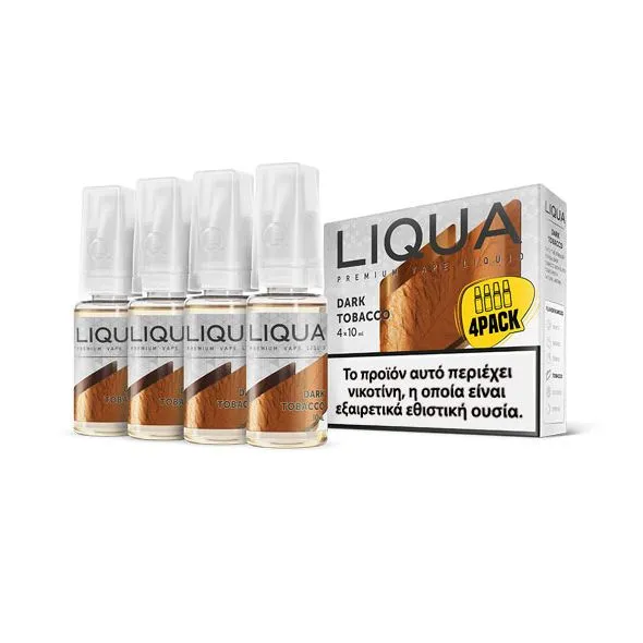 Liqua New Dark Tobacco 4 x 10ml