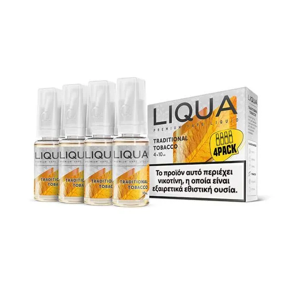 Liqua New Traditional Tobacco 4 x 10ml