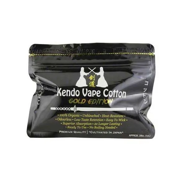 Kendo Vape Cotton Gold Edition