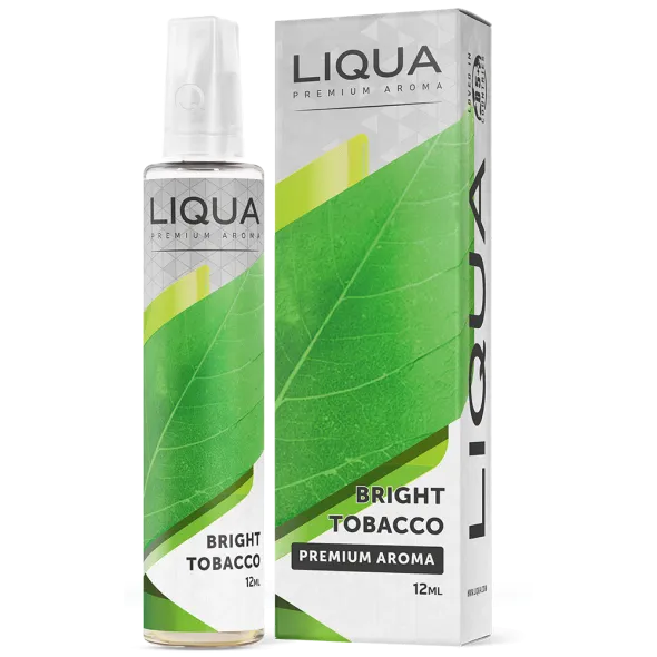 Liqua Bright Tobacco 12ml/60ml Bottle flavor